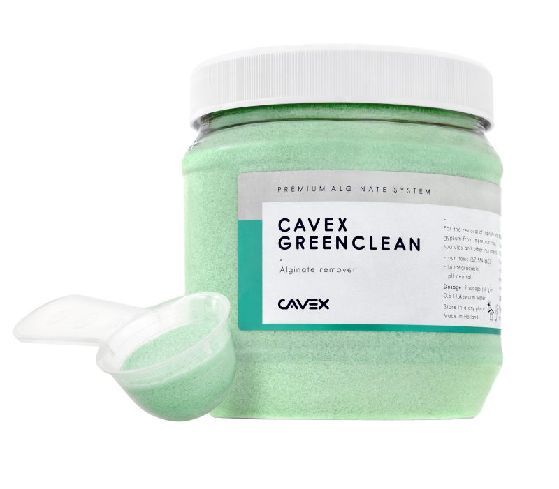 Cavex GreenClean: Verwijdert alginaat