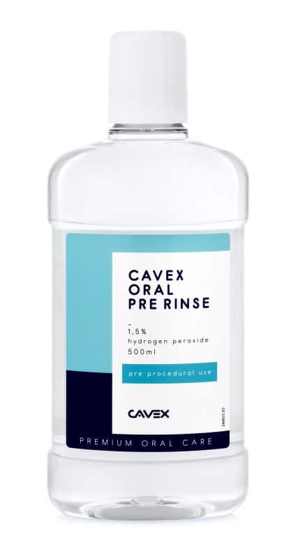 Cavex Oral Pre Rinse: effectieve bacteriedodende mondspoeling